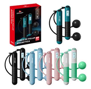 Bola Exercício Magnética com Contador, Display LED, Timer e Calorias, Diâmetro 35mm, Contagem Precisapara Fitness.