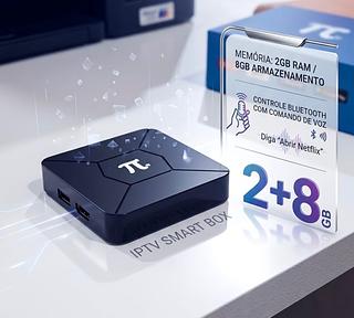 NOVA MINI TVBOX PRO ANDRODIO 13.1 5G 2+8GB（Controle remoto de voz Bluetooth）