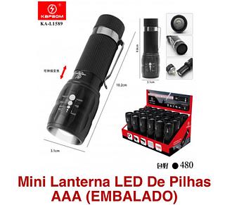 lanterna pilha aaa LED COM ZOOM LUATEK lt-418