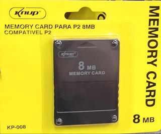 ￼Memory Card Ps2 8mb compatível com playstation 2 fat e slim