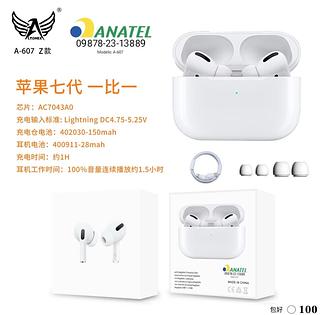 Pro7 Fone De Ouvido Bluetooth Pro Tws5.4–3 Air Premium Sem Fio Cor Branco（caxia100pc✖️12.8=1280）