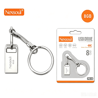 NOVA Mini Pendrive original Chaveiro Metal Usb 8G