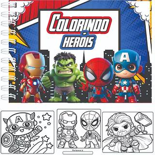 Livro de colorir personalizado com papel 120g com 50 desenhos ENVIAR O NOME