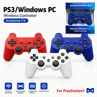 Controle de Jogo Sem Fio Bluetooth para Playstation 3 / PC / Android
