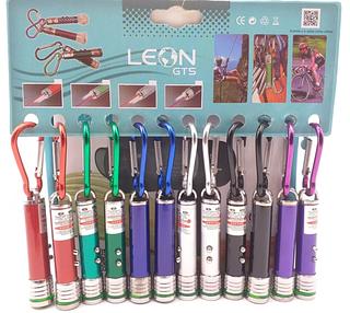 1cxcom12ps Laser 3 IN1 / Laser Potente , Lanterna Chaveiro（pacote 12pc）