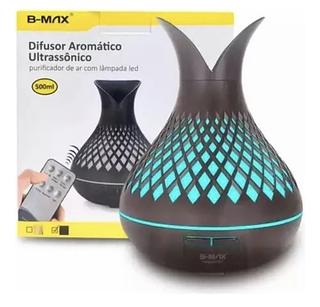 Difusor Aromatizador Ambiente Para Oleos Ultassonico Rgb 500ml con controle remoto—BMAX