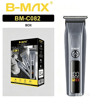 Aparador De Barba Elétrico E Depilador Masc 3 Em 1—BMAX
