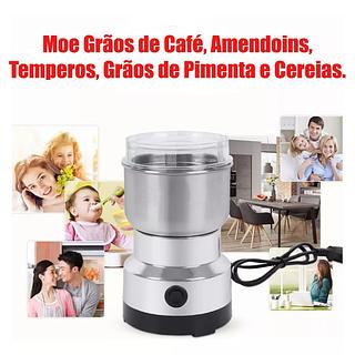 Triturador Moedor De Grãos Pimenta Café Tempero Castanha 110V