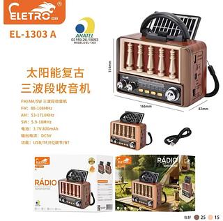 caixa som radio com bluetooth com solar