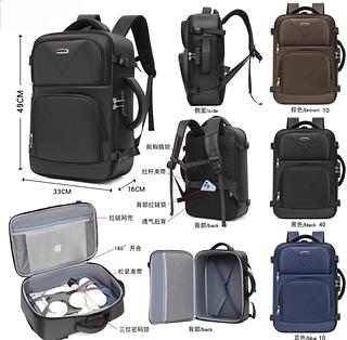Mochila Masculina Executiva Grande com Cadeado – Para Notebook, Viagem e Trabalho-Antifurto