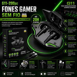 Fones De Ouvido Sem Fio , TWS Com Display LED Bluetooth V5.0