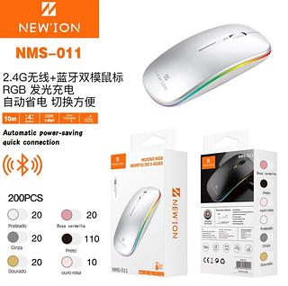 Mouse Sem Fio Recarregável Bluetooth 5.2 Computador Pc Not 10m