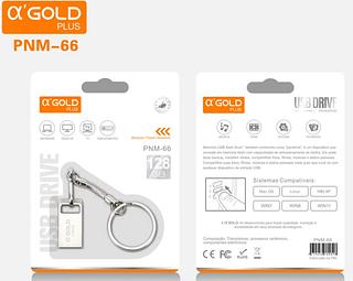 NOVA Mini Pendrive original Chaveiro Metal Usb 128G—AGOLD