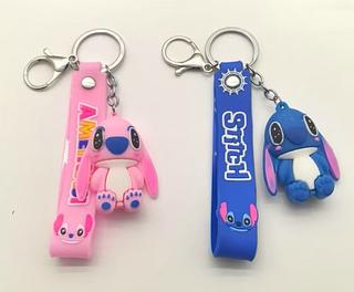 Chaveiro colorido animados, pacote com 12 unidades