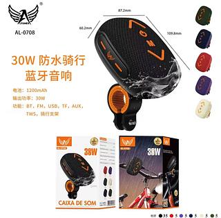 Alto-Falante Portátil Para Ciclismo Ao Ar Livre Com Montagem Fixa TWS Bass Boost 5.3 Bluetooth Suporte Disco U