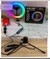 ring hight RGB 8polega 20cm com suporte celula，