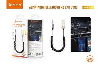 Adaptador Bluetooth 5.3 USB Entrada P2 Jack Receptor para Som Automotivo Carro