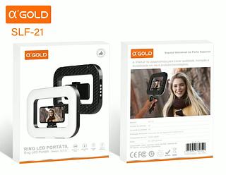 ￼Ring Light Led Portátil Para Celular Anel De Luz 20w 3 Cores—AGOLD