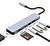 ￼Adaptador Multifuncional Tipo-C 7 Em 1 Celular e Notebook Hub3.0