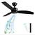 ￼Ventilador de Teto 42 Polegadas (106,7 cm) Industrial Preto 6 Velocidades 60W Controle Remoto