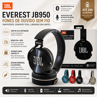 FONE JBL 950 BLUTOOTH qualidade (60pcX27=1620）