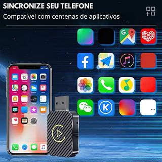 Wireless Carplay Android Auto Adapter 2 in 1 Mini Box CarPlay AI Box BT WiFi for Wired CarPlay