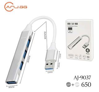 ￼Hub Usb 3.0 4 Portas 5 Gbps Super Rapido Mouse Teclado Hd