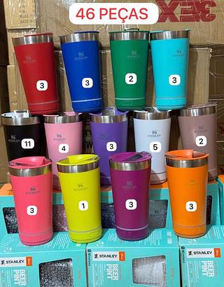 Copo Térmico Com Caixa De Som Bluetooth 420ml Aço Inox