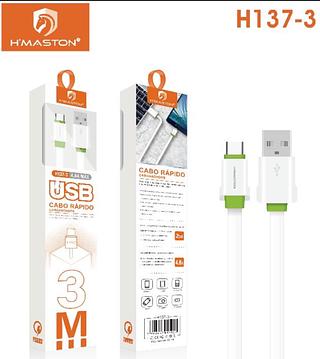 Cabo Dados Carga Rápida 4.8a Para type-c hmaston 3m