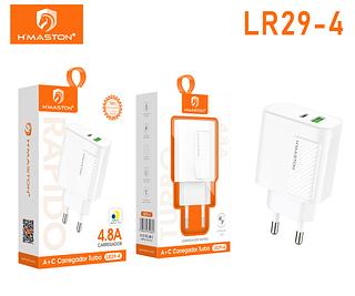 ￼Carregador Fonte para iPhone Turbo Rapido 4.1A+ PD Tipo C Usb 2 Entradas