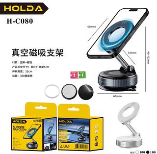 ￼Suporte Para Suporte Celular Magnético Rotativo Carro Vácuo