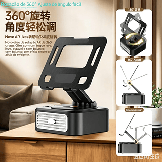 Suporte Para Tablet Mesa , Rotação De 360 Graus , Multifuncional , Ajustável , Criativo , Alto-Falante Crianças , Cama h
