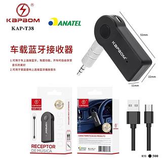 Adaptador Receptor Bluetooth Usb Musica P2 Chamada Som Carro(caixa 100pcX4.5reais=450reais)