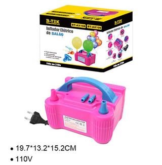 Inflador Compressor Elétrico Bomba Encher Balões Bexiga Inflador Compressor Rápido e Prático para Festas-110v