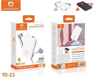 Power Bank HMASTON Chnpineng 5000Mah com cabo v8，type-c，iphone