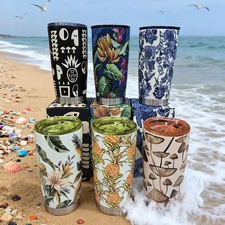 Copo Térmico Estampado Verão Inox Tampa 700ml