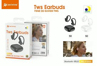 Fone De Ouvido Sem Fio Bluetooth 6.0