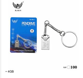 Mini pendriv 4gb original 100% grantia 2ano(100pc X9.3=930REAIS)