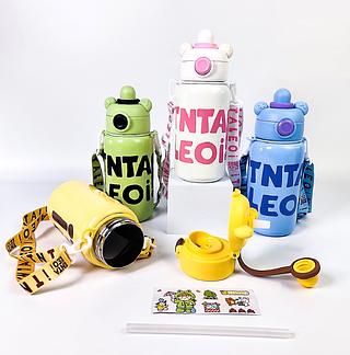 Garrafa Térmica Infantil Com 620ml Inox Escolar-Bmax bm-p1778